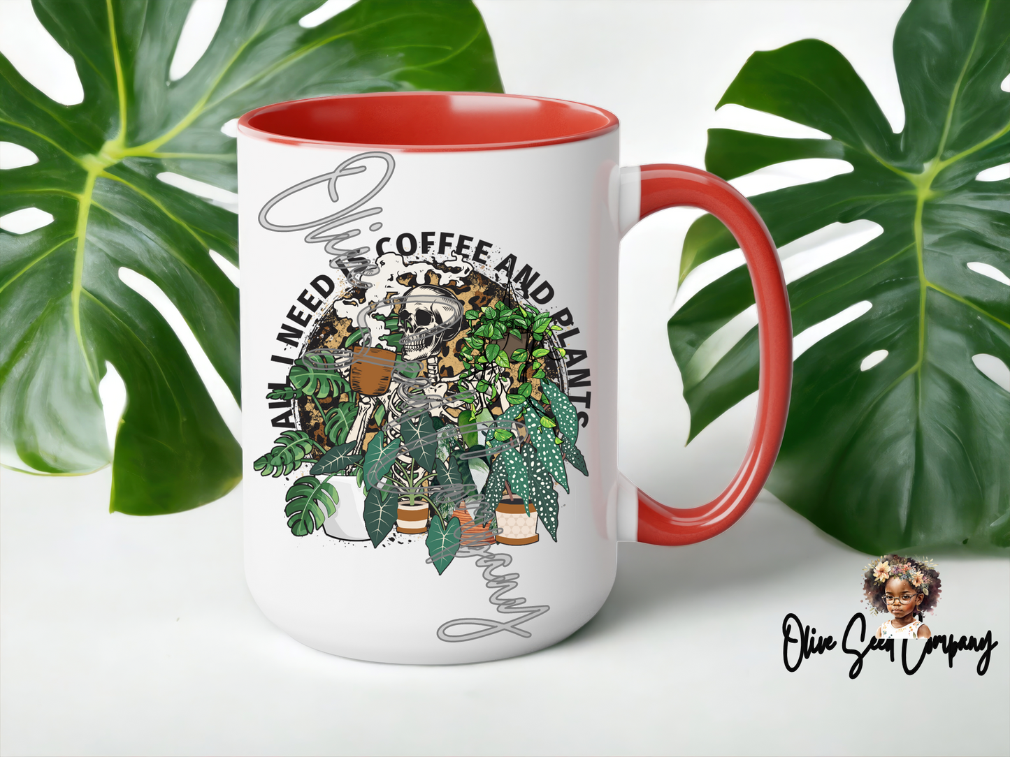 Mug 'All I need Is Coffee & Plants'