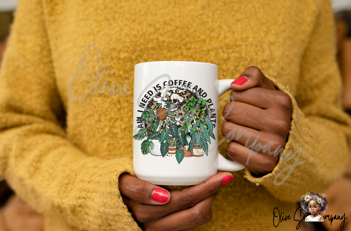 Mug 'All I need Is Coffee & Plants'